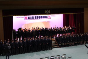 2025年度　高校卒業式を挙行しました